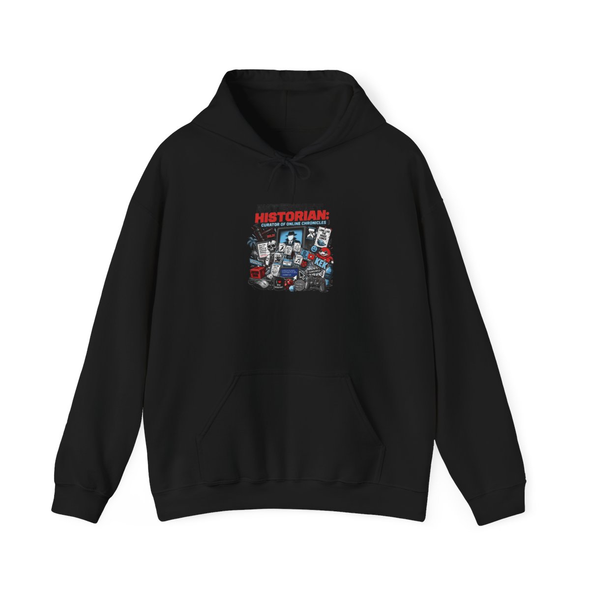 Internet Historian "Internet Historian: Curator of Online Chronicles" Hoodie - Internet Historian official hoodies merch