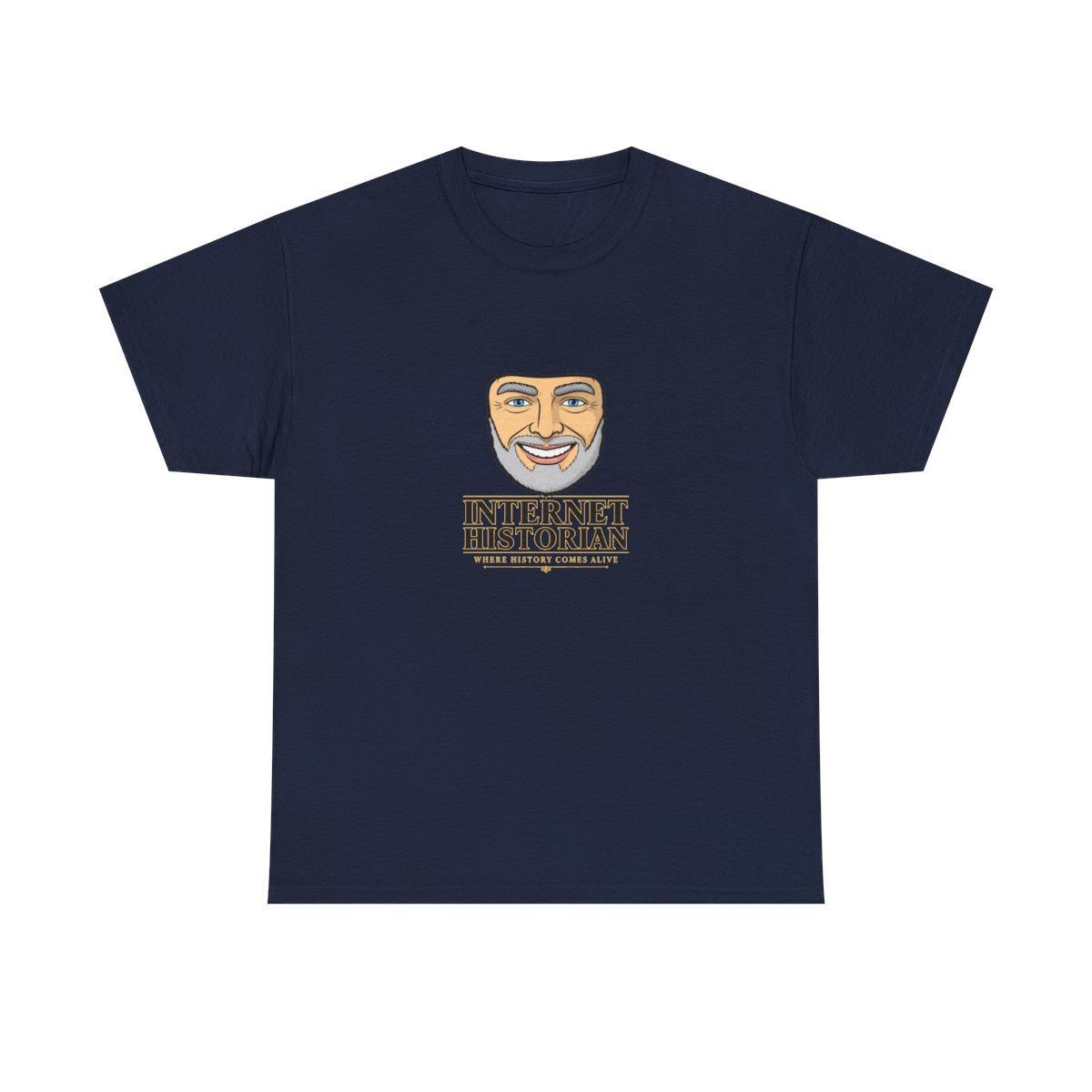Internet Historian "Where History Comes Alive" Unisex Tee - alternate angle 5, merchandise