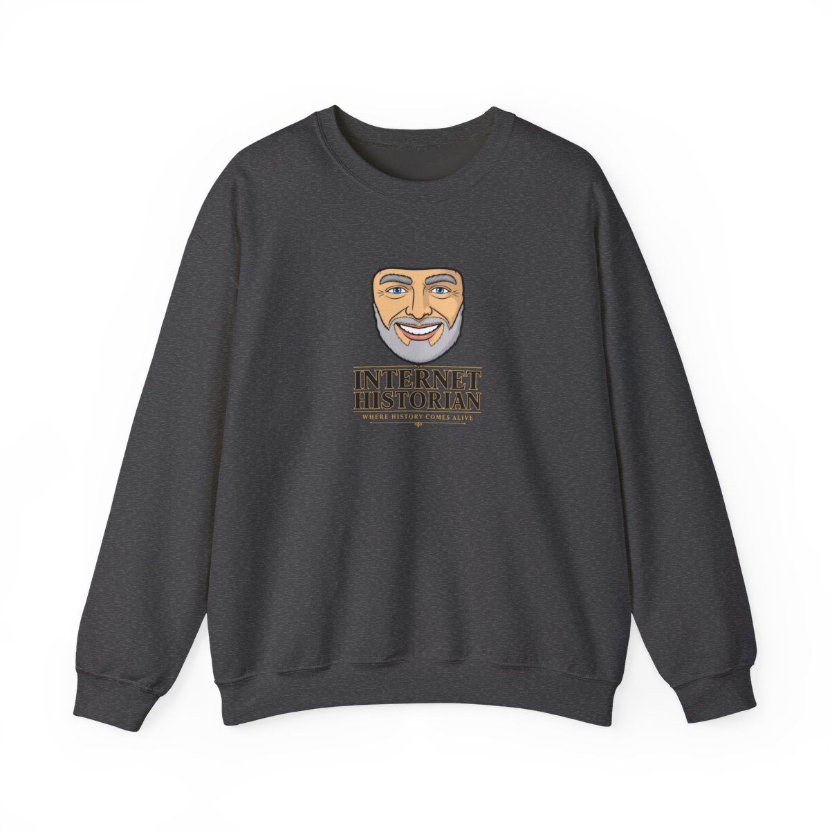 Internet Historian "Where History Comes Alive" Crewneck - alternate angle 5, merchandise